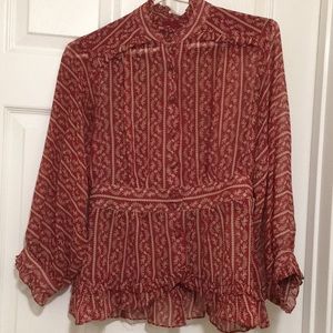 Nanette Lenore 100% Silk Shirt